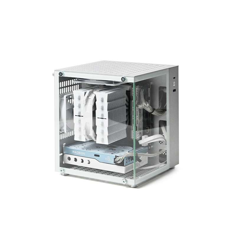 เคสคอมพิวเตอร์ ITX แบบพกพาขนาด - Portable Aluminum Itx Case Carry Handle บทวิจารณ์และราคา